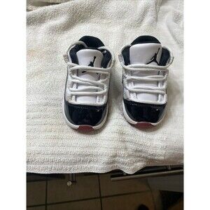 Air Jordan’s ** XI Retro Low TD White d Toddler Size 4c